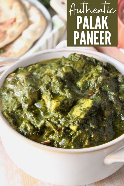 Spinach Indian Recipes, Saag Recipe, Saag Paneer, Restaurant Style Recipes, Indian Recipes Authentic, Whole Spices, Ginger Paste, Paneer Recipe, Vegetarian Indian