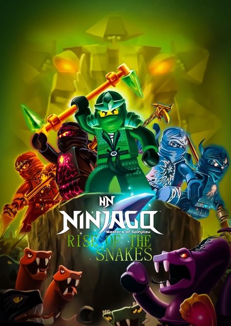 Lego Ninjago Poster, Lego Ninjago Serpentine, Lego Ninjago Wallpaper, Ninjago Serpentine, Ninjago Poster, Ninjago Wallpaper, Ninjago Spinjitzu, Lego Kai, Ninjago Pictures