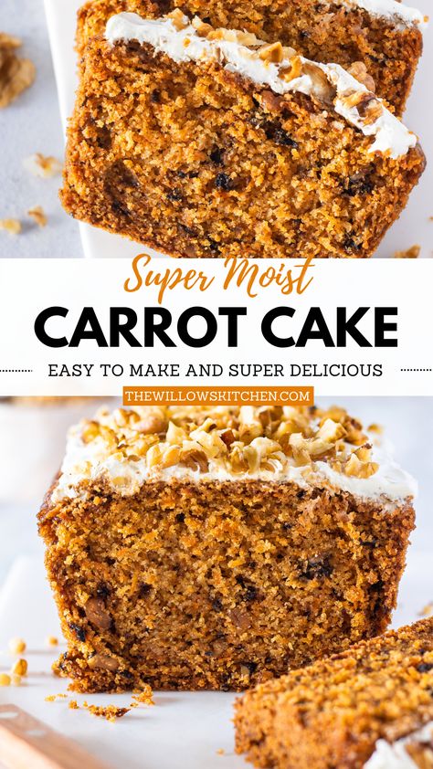 Photo of Super Moist Carrot Cake Loaf Muffins Made With Almond Flour, Super Moist Carrot Cake, Oat Carrot Cake, Dairy Free Carrot Cake, Best Carrot Cake Recipe, Sugar Free Carrot Cake, Carrot Cake Loaf, Moist Carrot Cake, The Best Carrot Cake