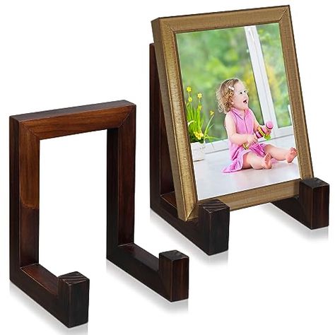 Picture Frame Stand, Picture Frames Standing, Photo Frame Display, Wooden Display Stand, Picture Frame Decor, Wooden Plate, Plate Stand, Picture Stand, Accessories Display