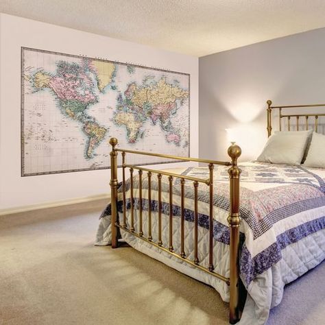 Historic World Wall Mural - GrahamBrownCA World Map Mural, Map Wall Mural, Map Murals, Graham Brown, Go Wallpaper, Wallpaper Uk, World Wallpaper, Wall Art Wallpaper, Diy Wallpaper