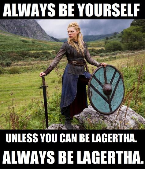 Because, seriously, who wouldn't want to be Lagertha?! (Photo Credit: History Channel, Metro-Goldwyn-Mayer Studios Inc./Rachel Tsoumbakos) Viking Meme, Lagertha Costume, Lagertha Lothbrok, Lagertha Vikings, Viking Shield Maiden, Ivar Vikings, Vikings Lagertha, Viking Warrior Woman, Costume Viking