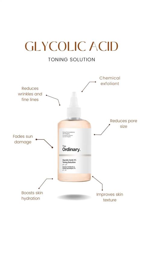 Glycolic Acid 7% toning solution Facial Routine Skincare, Men Skin Care Routine, Skin Care Basics, Skin Advice, Serious Skin Care, Dermatological Skin Care, Basic Skin Care Routine, Clear Skin Tips, Glow Skin