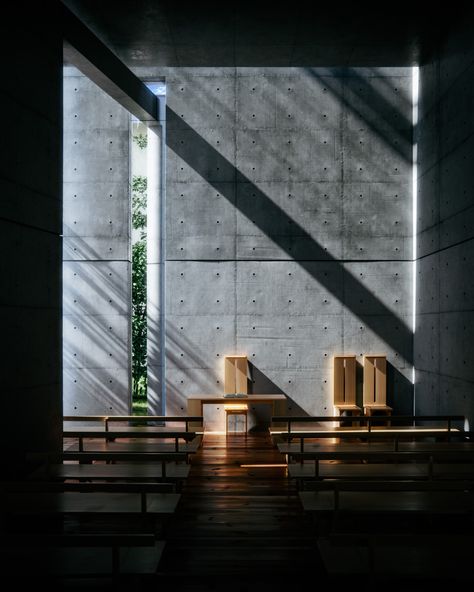 ArtStation - Church of the Light - Tadao Ando Architecture, Adrian Iliescu Church Of Light Tadao Ando, Tadao Ando Interior, Ando Architecture, Cemetery Design, Church Of Light, Tadao Ando Architecture, Inspiring Artists, Shadow Color, Tadao Ando