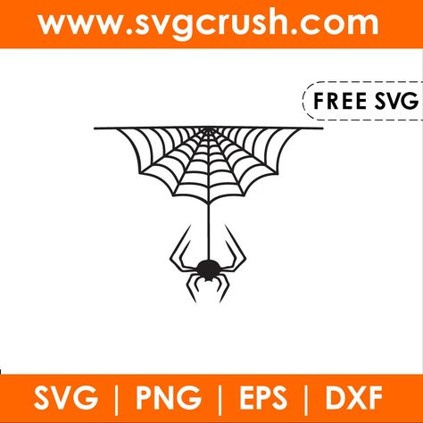 Cricut Spiderweb Svg, Free Spider Web Svg Files For Cricut, Spider Web Svg Free, Spider Svg Free, Spider In Web, Vinyl Decal Projects, Spider Svg, Cricut Svg Files Free, Easter Templates