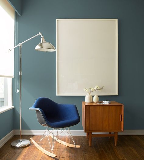 Benjamin Moore Aegean Teal Review & Inspiration Benjamin Moore Aegean Teal, Background For Art, Aegean Teal, Blue Green Paints, Green Paint Colors, Great Backgrounds, Cool Undertones, Interior Paint Colors, Green Paint