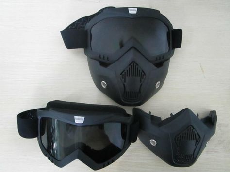 Guerriero Samurai, Air Mask, Face Gear, Tactical Wear, Goggles Glasses, Mask Designs, Motorcycle Goggles, Tac Gear, Snow Goggles