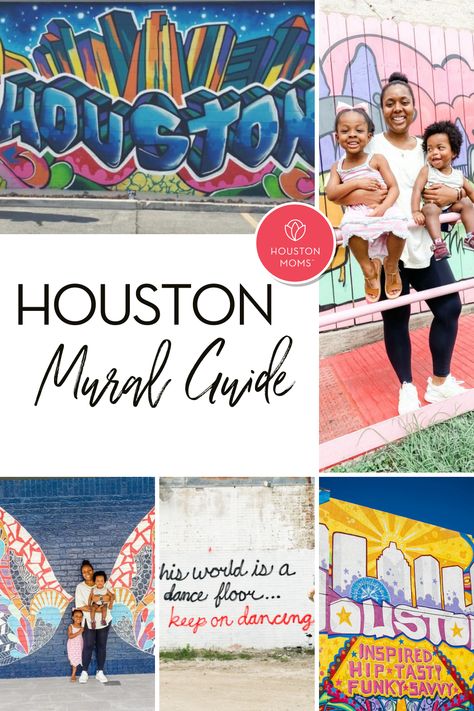 Exploring Houston:: Houston Murals Guide Houston Vacation, Houston Murals, Fry An Egg, Skyline Mural, Houston Travel, Explore Houston, Moms' Night Out, Houston Skyline, Moms Night