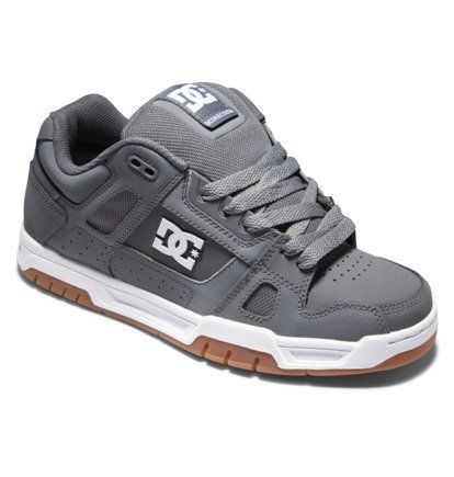 dcshoes, Men's Stag Shoes, GREY/GUM (2gg) Dc Shoes Men, Shoe Inspo, Swag Shoes, Dc Shoes, Leather Shoes Men, Dream Shoes, Dc Sneaker, Skate Shoes, Cute Shoes