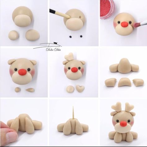 Diy Pate A Sel, Cadeau Noel Diy, Xmas Clay, Diy Fimo, Clay Christmas Decorations, Polymer Clay Ornaments, Clay Diy Projects, Tanah Liat, Clay Crafts Air Dry