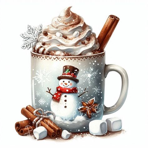 Holiday Hot Cocoa Mug Clipart 10 High Res Watercolor JPGs Winter Hot Cocoa, Holiday Printables, Christmas Cards, Cozy Hot Chocolate Graphics Warm up your holiday designs with the Holiday Hot Cocoa Mug Clipart collection, featuring 10 high-resolution watercolor JPGs of cozy, festive hot chocolate mugs. Each image captures the essence of winter comfort, with charming details like whipped cream, candy canes, and marshmallows, making these illustrations perfect for Christmas cards, holiday printable Hot Cocoa Painting, Hot Cocoa Clipart, Hot Cocoa Printable, Hot Chocolate Images, Hot Chocolate Printable, Hot Chocolate Clipart, Mug Clipart, Hot Cocoa Mugs, Cozy Hot Chocolate