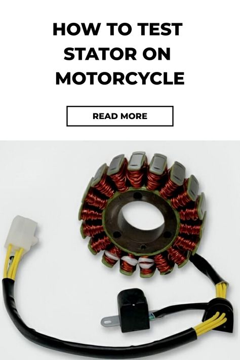 If your motorcycle has a battery, it probably has a stator. This can fail, and it needs to be repaired or replaced as soon as possible. Here’s how to test it. Homemade Motorcycle, Motorcycle Wiring, Motorcycle Tips, Car Audio Subwoofers, Harley Davidson Art, Motorcycle Repair, Custom Sport Bikes, Enduro Motorcycle, Electrical Problems