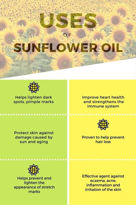 The Uses of Sunflower Oil to Skin Benefits Of Sunflower Oil, Coconut Oil For Acne, Skin Care Routine For 20s, Skin Care Routine 30s, Coconut Oil For Skin, Natural Anti Aging, Anti Aging Tips, Oil Uses, Anti Aging Cream