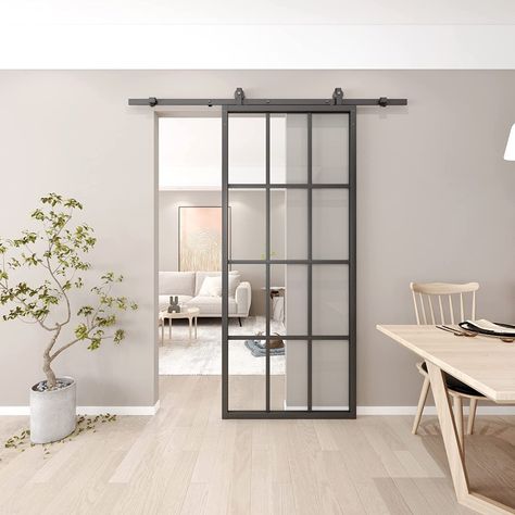 Barn Door Alternative, Kitchen Sliding Doors, Sliding Glass Barn Doors, Glass Door Design, Enhance Beauty, Aluminium Sliding Doors, Steel Barns, Slider Door, Sliding Door Design