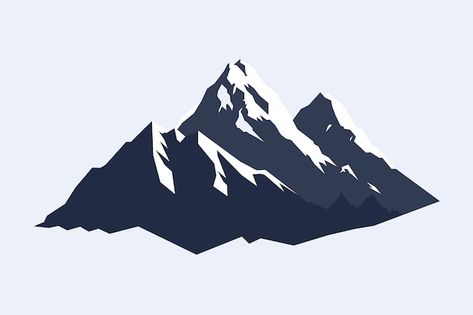 Free vector flat design mountain range s... | Free Vector #Freepik #freevector #mountain-outline #mountain-silhouette #outline #flat-design Mountain Outline, Sale Illustration, Good Morning Smiley, Festival Logo, Mountain Silhouette, Mountain Illustration, Hello Summer, Mountain Range, Flat Design