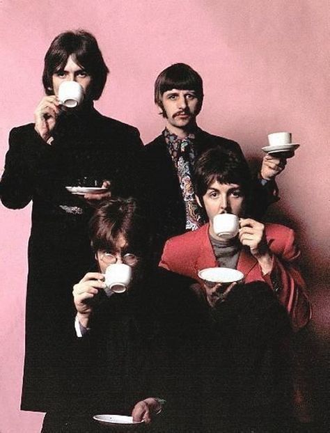 Doesn't get any more British than this. Beatle Juice, Rock & Roll, Serge Gainsbourg, The Fab Four, I'm With The Band, Drinking Coffee, Jim Morrison, Ringo Starr, Eric Clapton