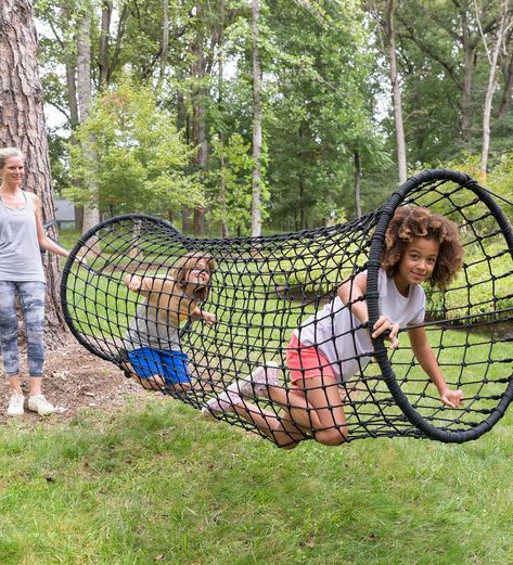 Zip Line Backyard, Climbing Wall Kids, Climbing Dome, Backyard Toys, A Frame Tent, Play Zone, Rope Bridge, Play Tunnel, Rope Hammock