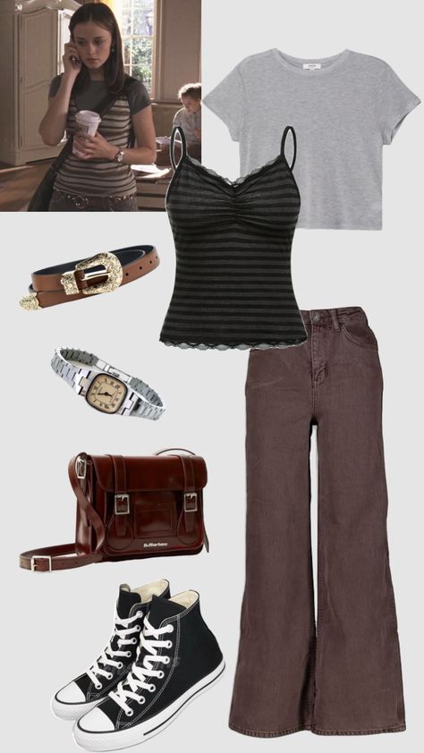 rory gilmore Rory Outfits, Rory Gilmore Outfits, Gilmore Outfits, Rory Gilmore Style, Gilmore Girls Outfits, University Outfit, Casual Preppy Outfits, Fire Fits, Rory Gilmore