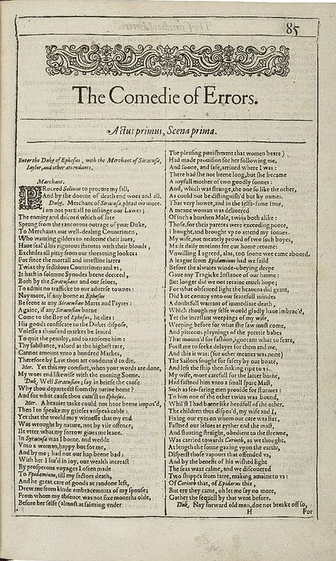 A picture for the play Comedy of Errors Shakespeare Globe, Shakespeare Aesthetic, The Comedy Of Errors, Comedy Of Errors, Globe Theater, Short Play, Shakespeare Plays, Literature Books, Miami Vice