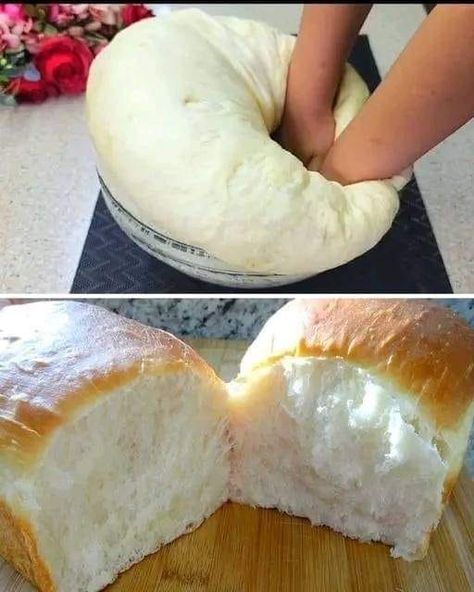 Grandma's Favorite Recipes | I learned how to make this bread | Facebook Beginners Bread Recipe, Homemade White Bread, Knead Bread Recipe, Vegetable Benefits, Kneading Dough, Knead Bread, No Knead Bread, No Knead, Quick Bread Recipes