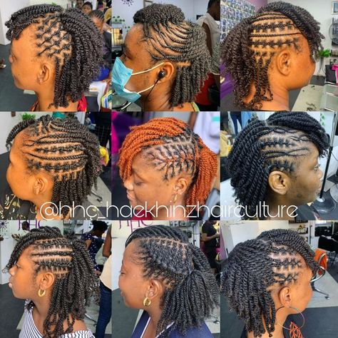 How To Style Natural Twist Hair, Natural Hair Twist Styles, Cornrows Natural, Micro Braids Hairstyles, Natural Hair Salon, Cornrows Natural Hair, Twists Hairstyles, Micro Twists, Hair Twists