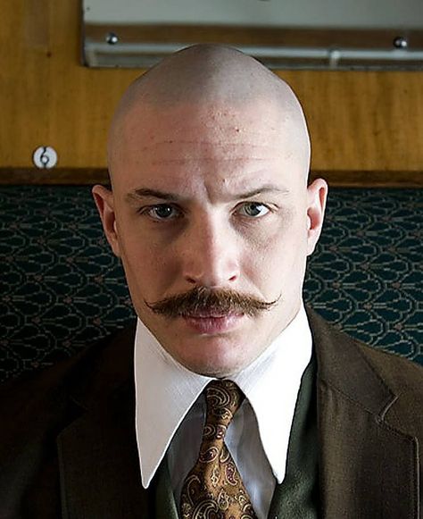 Oh Bronson, you brute Bronson Tom Hardy, Tom Hardy Bronson, Top Hollywood Movies, Tom Hardy Photos, Mustache Styles, Mustache Men, Bald Man, Thomas Hardy, Bald Men