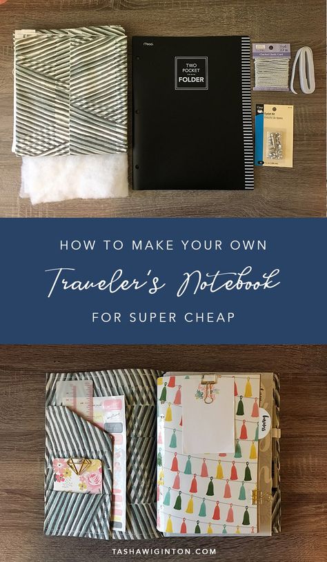 Diy Midori Travelers Notebook, Sew Can She Tutorials, Fabric Folder Diy, Diy Midori Cover, Travelers Journal Diy, Diy Journal Cover Fabric, Diy Trapper Keeper, Travelers Notebook Accessories, A5 Travelers Notebook