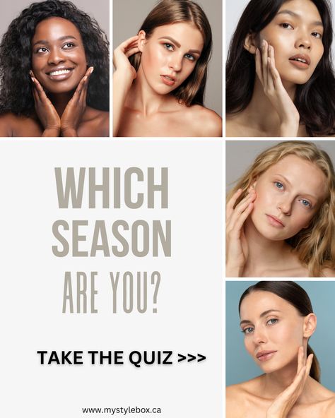 Free Color Season Quiz : Uncover Your Ideal Palette! How To Know Your Color Season, Color Me Beautiful Quiz, What Are My Colors Quiz, What Colour Are You Quiz, My Color Palette Quiz, Spring Season Color Palette, Skin Tone Quiz, Color Palette Quiz, Soft Spring Color Palette