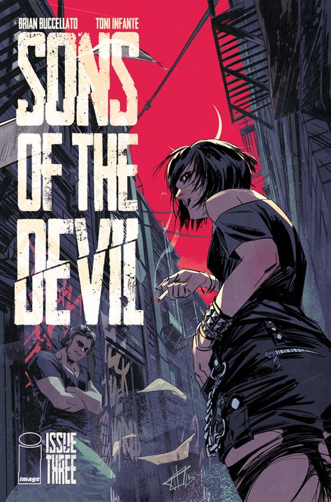 Sons of the devil #3 Cover by toniinfante on DeviantArt Comic Help, Graphic Novel Cover, Comic Poster, Graphic Novel Art, Comic Style Art, Arte Sketchbook, Image Comics, Manga Covers, Comic Book Covers