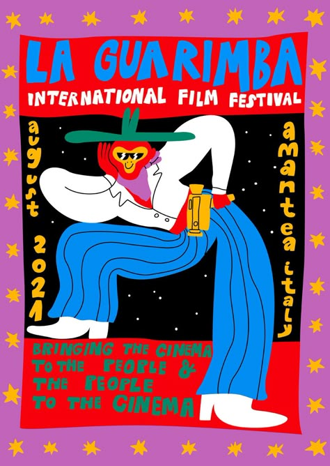 Animation Festival Poster, Design Festival Poster, Carnaval Design, Fun Poster Design, Egle Zvirblyte, Festival Graphic Design, Festival Graphics, Art Festival Poster, Animated Poster