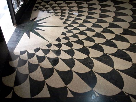 Explore colros' photos on Flickr. colros has uploaded 9877 photos to Flickr. Floor Tiles Black And White, Art Deco Floor Tiles, Art Deco Desen, Tiles Black And White, Black And White Floor, Art Deco Floor, Art Deco Tiles, Art Deco Inspiration, Art Deco Bar