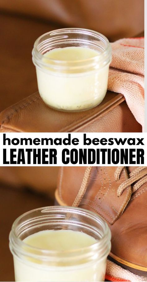 Leather Couch Conditioner, Diy Leather Conditioner, Homemade Leather Conditioner, Diy Leather Furniture, Leather Furniture Cleaner, Leather Conditioner Diy, Natural Leather Cleaner, Beeswax Recipes, Diy Conditioner