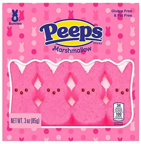 Peeps Flavors, Marshmallow Bunnies, Peeps Marshmallow, Peeps Candy, Pink Marshmallow, Marshmallow Bunny, Candy Stand, Gold Room, Pink Marshmallows