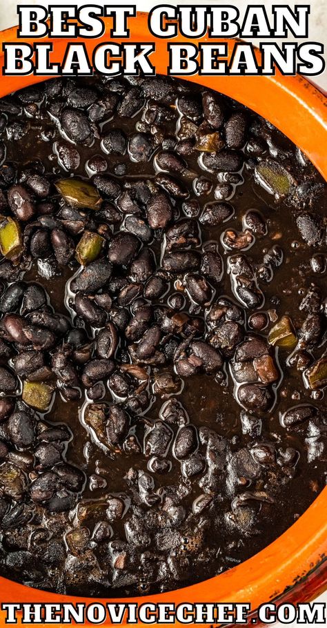 Salvadorian Beans, Jamaican Black Beans, Best Cuban Black Beans, Goya Black Beans Recipe, Black Beans From Scratch, Cuban Black Beans Recipe, Food Jamaican, Plant Plate, Easy Spanish Recipes