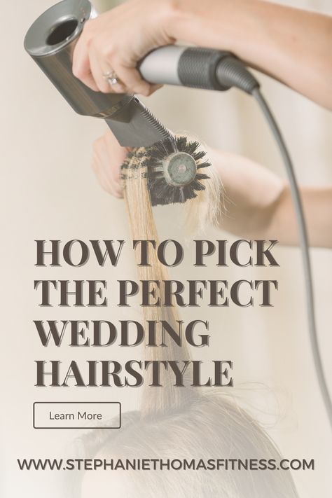 The countdown has begun! Your dress fits like a glove, the make-up artist is all lined up, you have your jewelry picked out, but wait - what are you going to do with your hair?! If you haven’t picked out your wedding hairstyle yet, you might be getting nervous figuring out whether you should have it up or down, straight or curly, natural or done up. After years of working as a wedding fitness coach, I’ve picked up a few nifty tricks for helping brides decide on the best wedding hairstyle! Classic Wedding Hairstyles With Veil, Timeless Wedding Hair, Wedding Hair Tips, Wedding Fitness, Wedding Workout, Wedding Hair Up, Hair Up Or Down, Best Wedding Hairstyles, Creating A Newsletter