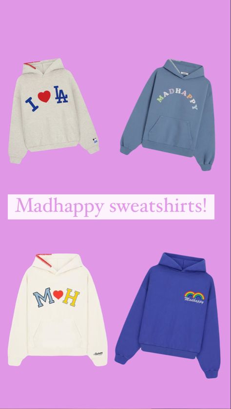 Mad Happy, Happy Sweatshirt, New York, Sweatshirts, Clothes