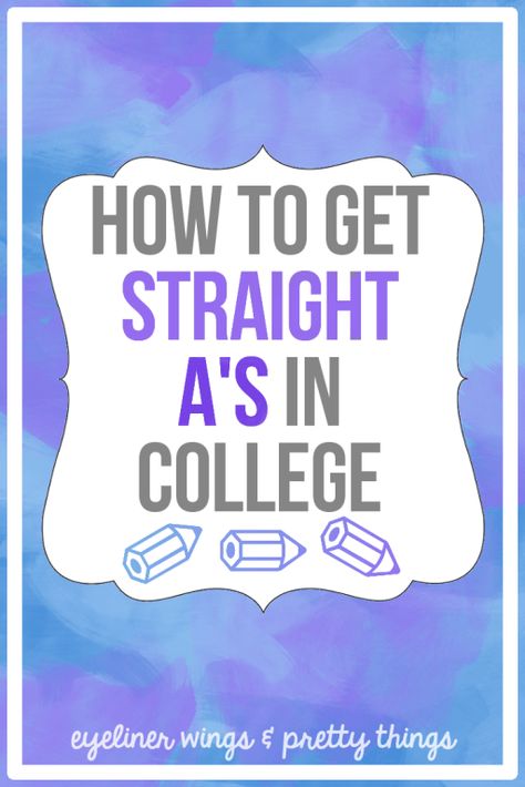 How To Get Straight A's In College / How To Get Good Grades In College Roommate Tips, Campus Planning, Study Strategy, Note Inspiration, College Daughter, Study Success, College Help, Nursing School Scholarships, Students Life