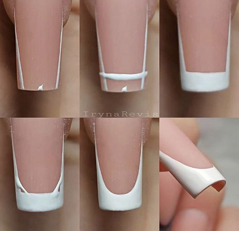 Ako Kresliť, Beginner Nail Designs, Business Nails, Acrylic Nails At Home, Autumn Nail, Nail Techniques, Diy Acrylic Nails, Nail Art Techniques, Nagel Tips