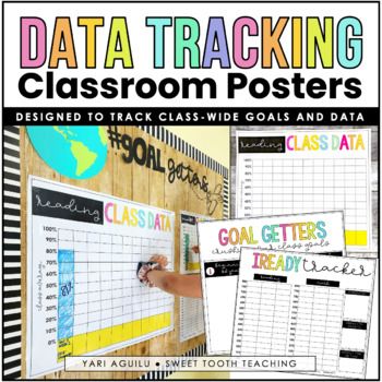 Data Bulletin Boards Middle School, First Grade Data Wall, Classroom Data Wall Elementary, Data Charts For Classroom, Goal Tracker Classroom, Data Walls Middle School, Class Data Wall, Attendance Tracker Bulletin Board, Blank Wall Classroom Ideas