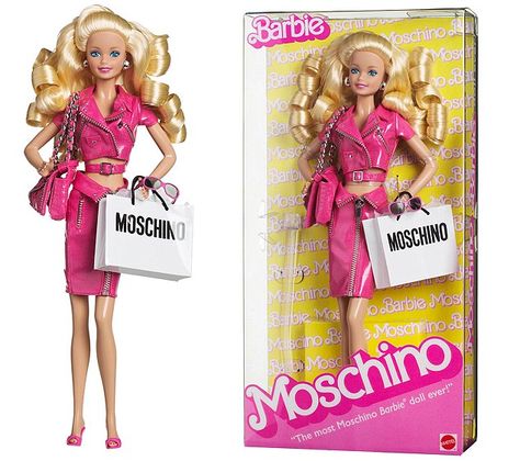 I wouldn’t say Barbie was much of a role model – at least in terms of what the… Moschino Barbie, Moschino Bag, Barbie Top, Barbie Wardrobe, Beautiful Barbie Dolls, Leather Pencil Skirt, Women Bags Fashion, Evening Outfits, Barbie Friends