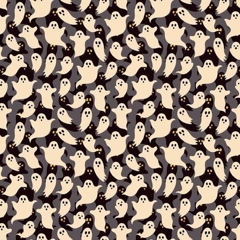 The Cartoon Halloween Ghoul Fabric is a part of the Cartoon Halloween Fabric Collection printed  by Sew Creative Fabrics. Digitally Printed on  100% cotton and measures 43-45" wide. Sew Creative Fabrics  prints are only available through Sewing Parts Online , not sold in stores or anywhere else online.   * Proudly   Manufactured  in Dickson, Tennessee USA! *   * Even though we do our best to make certain that the colors in our fabric photographs are accurate, please be aware that your display sc Cute Halloween Pattern, Halloween Seamless Pattern, Season Wallpapers, Chromebook Wallpaper, Fall Backgrounds Iphone, Pair Eyewear, Dickson Tennessee, Nice Tattoos, Ghost Pattern