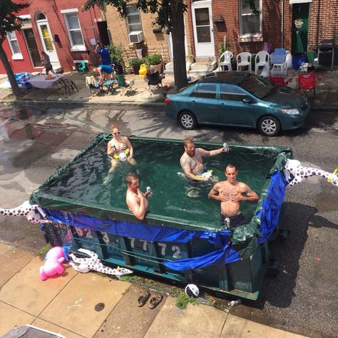 The City of Philadelphia is cracking down on... dumpster pools Dumpster Pool, Swimming Lesson Plans, City Of Philadelphia, Dumpsters, Best Bbq, Family Humor, Funny Pranks, Summer Reading, Funny Posts