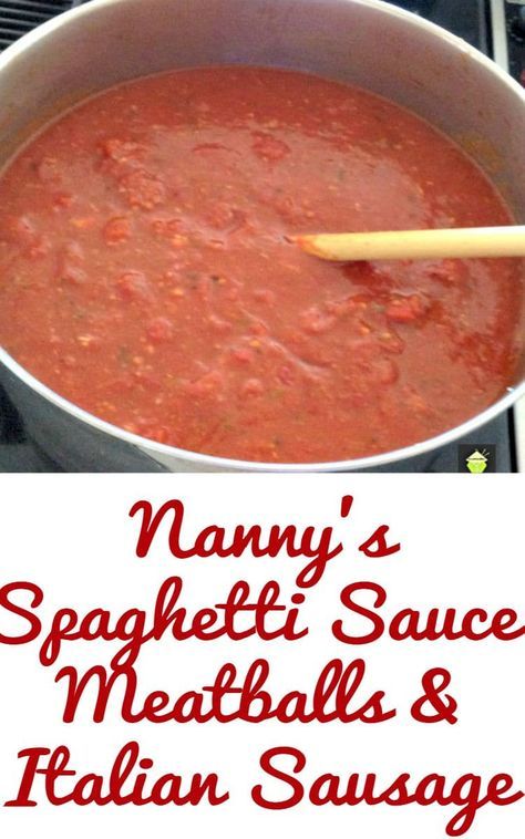 Spaghetti Sauce For Meatballs, Spagetti And Meatball Recipes, Meatballs With Italian Sausage, Spaghetti Sauce And Meatballs, Spagetti And Meatball Recipe, Spaghetti Sauces, Meatballs Sauce Recipe, Italian Sausage Spaghetti, Sauce And Meatballs