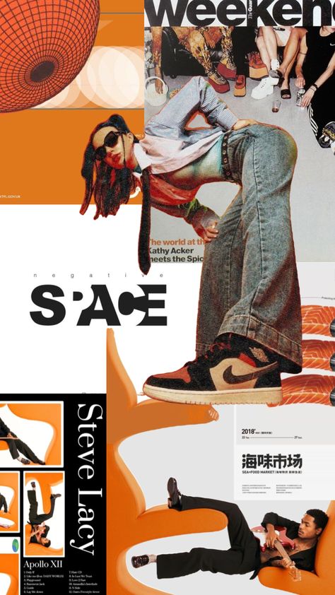 #art #aesthetic #mood #moodboards #orange #orangeaesthetic #stevelacy #nike #streetwear #streetstyle Fashion Magazine Streetwear, Fashion Design Streetwear, Mood Board Streetwear, Streetwear Moodboard Aesthetic, Street Wear Mood Board, Nike Mood Board, Streetwear Fashion Magazine, Streetwear Brand Aesthetic, Orange Collage Aesthetic