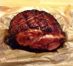 Honey Roast Gammon, Baked Gammon, Roast Gammon, Gammon Recipes, Roast Dinner Recipes, Sunday Roast Dinner, Roasted Ham, Glazed Ham, Christmas Ham