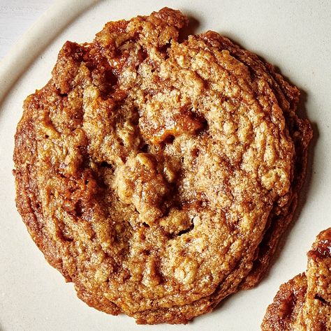 Oat and Pecan Brittle Cookies Pecan Brittle, Dessert Person, Claire Saffitz, Special Cookies, Gf Flour, Toffee Bits, Toasted Pecans, Cookie Box, Oatmeal Cookies