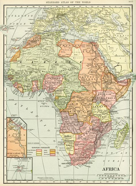 C S Hammond map of Africa, antique historical map, history geography Africa, vintage map printable, old map free graphics Vintage Maps Printable, Map Of Africa, African Map, Geography Map, Etiquette Vintage, Ancient Maps, Map Globe, Printable Maps, Africa Map