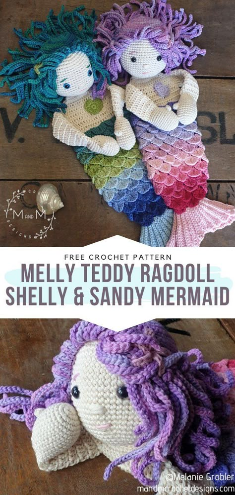 Mermaid Crochet Pattern Free, Mermaid Crochet Pattern, Mermaid Crochet, Crochet Mermaid Tail, Lovey Pattern, Crochet Lovey, Crochet Geek, Crochet Mermaid, Crochet Dolls Free Patterns