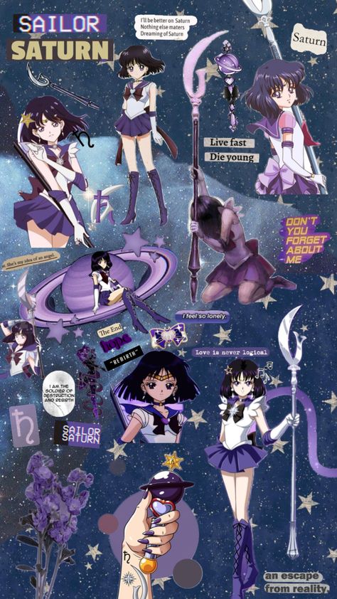 Sailor Saturn #sailorsaturn #sailormoon #purple #wallpaper #fyp #saturn #stars #planets #sailormoon #sailormoonaesthetic Wallpaper Saturn, Sailor Moon Aesthetic, Sailor Saturn, Purple Wallpaper, Sailor Moon, Dragon Ball, Anime Wallpaper, Planets, Moon