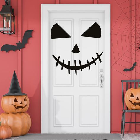 PRICES MAY VARY. Halloween Value Decoration:You will receive a set of Halloween face door stickers, they perfectly match the Halloween theme and meet your Halloween decoration needs. Sticking on the door adds some Halloween atmosphere to your overall space, allowing you to There is a feeling of terror from the gate Serving Halloween:Our expression door sticker set is made of high-quality PVC material, which is strong and easy to use, not easy to tear, has clear pattern printing, beautiful appear Glass Door Halloween Decorations, Halloween Preschool Door Decorations, Trick Or Treat Door Decorations, Easy Halloween Classroom Door Ideas, Easy Halloween Door Ideas, Halloween Door Decorations For Office, Halloween Hallway Decorations, Halloween Door Decoration Ideas, Preschool Door Decorations